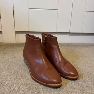 Ted Baker Tan Leather Chukka Boots